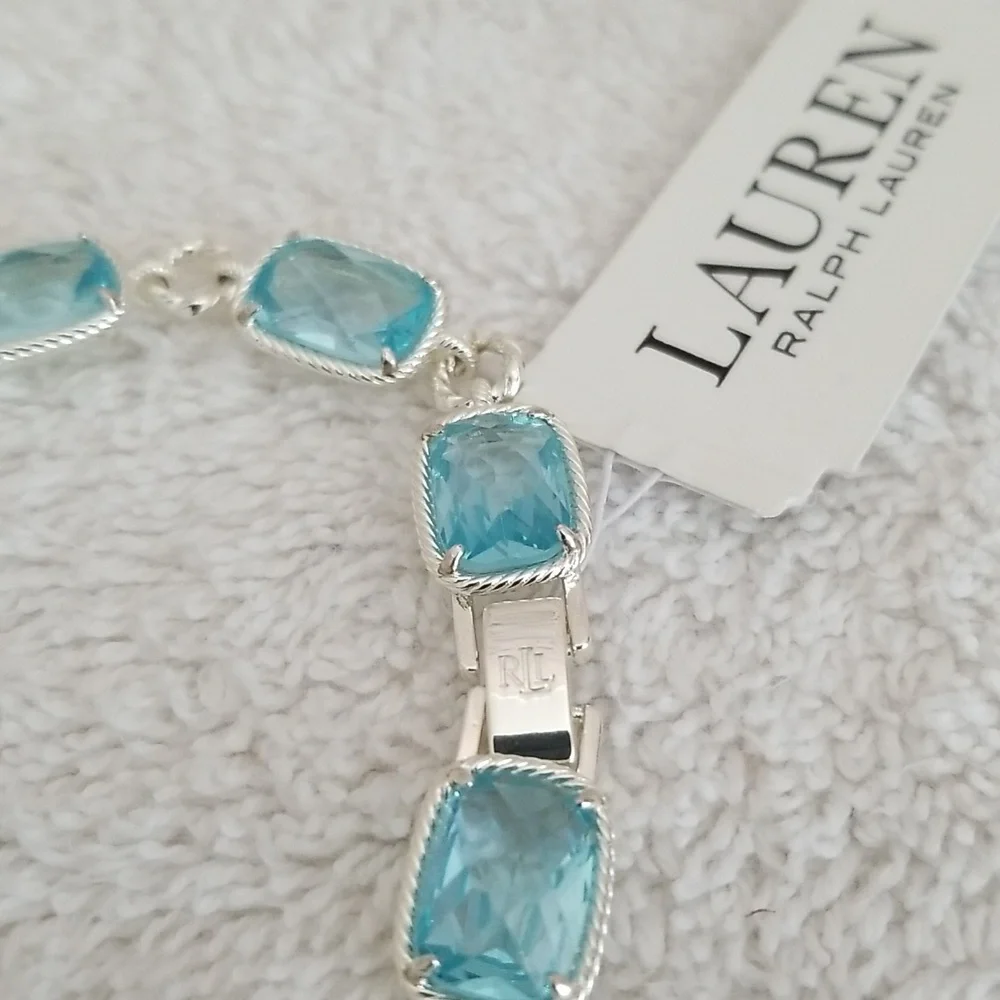 New Ralph Lauren Rope Stone Bracelet - Picture 2 of 8